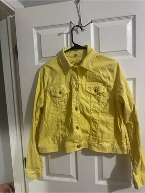 Michael Kors Yellow Cotton Jacket